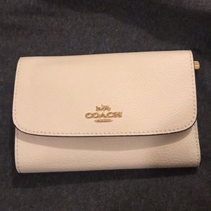 Coach trifold wallet